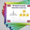 Gymnastics Bundle Award 4 (Pack of 5 Badges & Certificates) - Image 3