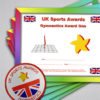 Gymnastics Bundle Award 1 (Pack of 5 Badges & Certificates)