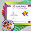 Gymnastics Bundle Award 10 (Pack of 5 Badges & Certificates)