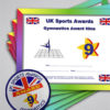 Gymnastics Bundle Award 9 (Pack of 5 Badges & Certificates)