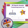 Trampoline Bundle Award 10 (Pack of 5 Badges & Certificates)