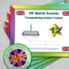 Trampoline Bundle Award 12 (Pack of 5 Badges & Certificates)