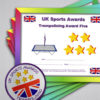 Trampoline Bundle Award 5 (Pack of 5 Badges & Certificates)