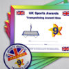 Trampoline Bundle Award 9 (Pack of 5 Badges & Certificates)