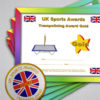 Trampoline Bundle Award Gold (Pack of 5 Badges & Certificates)